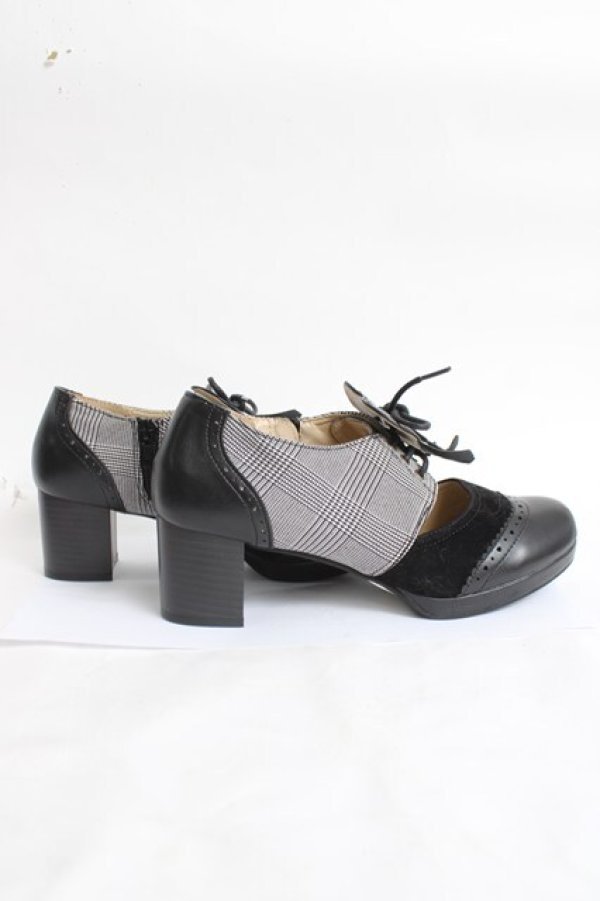 画像4: axes femme POETIQUE / ハートオックスフォード M 黒 Y-26-04-09-017-AX-SH-SZ-ZY (4)