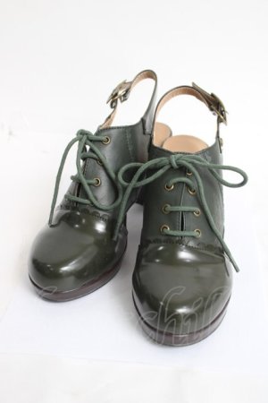 画像: axes femme / レトロ風サンダル M グリーン Y-26-04-09-018-AX-SH-SZ-ZY