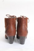 画像3: axes femme / レースアップスエーッドブーツ L 茶 Y-26-04-09-019-AX-SH-SZ-ZY (3)