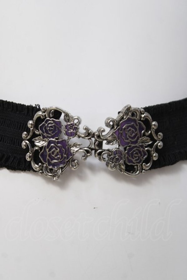 画像1: axes femme / ステンドググラスローズベルト  黒 Y-26-04-09-004-AX-ZA-SZ-ZY (1)