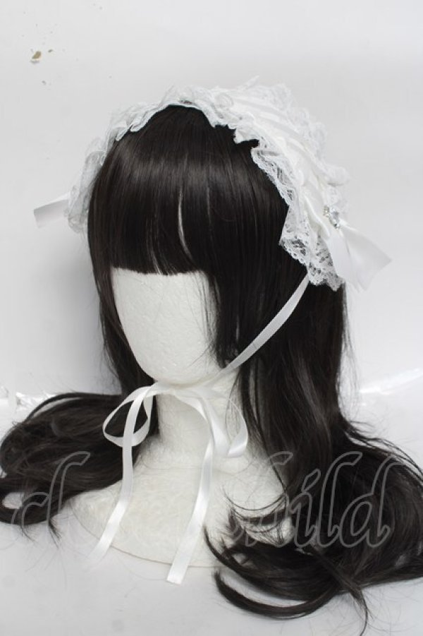 画像1: NOEMIE / キラキラハートビジューヘッドドレス  シロ Y-26-04-09-005-LO-AC-SZ-ZY (1)