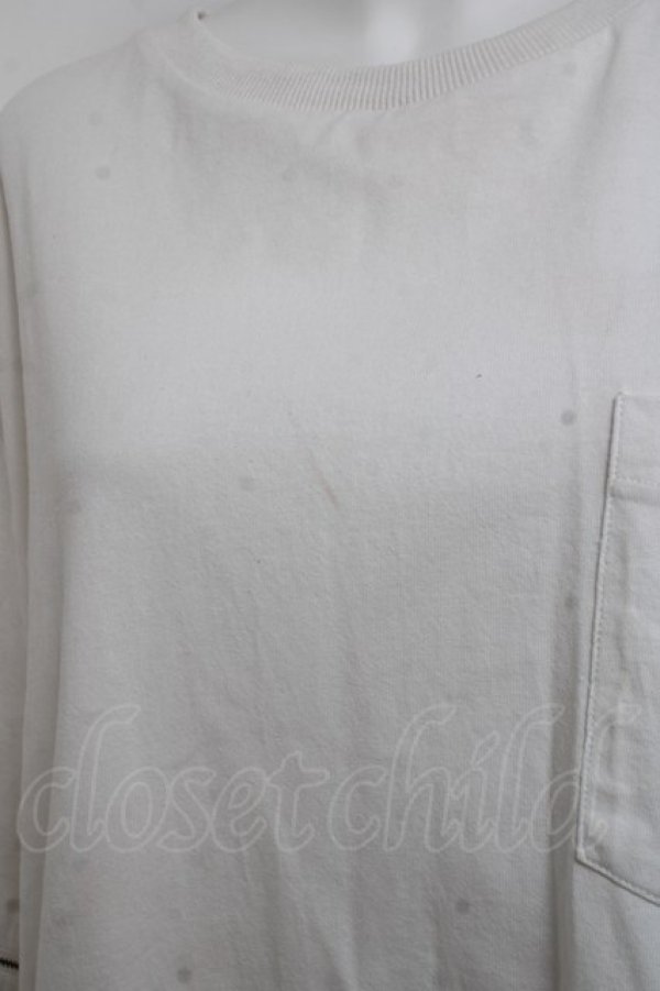 画像2: Amilige / ジップデザインT  白 Y-26-04-09-027-PU-TO-SZ-ZY (2)