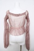 画像2: BALLADEER / オフショルシアートップス M シャンパンピンク Y-26-04-11-050-LO-TO-SZ-ZY (2)
