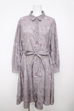 画像: axes femme POETIQUE / ヴィンテージフラワーワンピース  ピンク Y-26-04-11-055-AX-OP-SZ-ZY