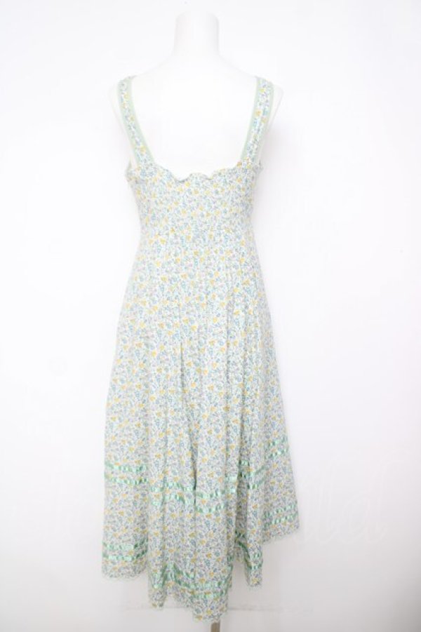 画像2: an another angelus / 小花柄キャミワンピース  ミント Y-26-04-11-060-CA-OP-SZ-ZY (2)