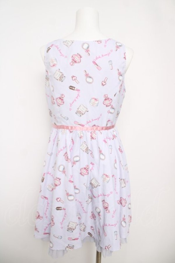 画像2: Ank Rouge / コスメ柄ワンピース  ラベンダー Y-26-04-11-064-CA-OP-SZ-ZY (2)