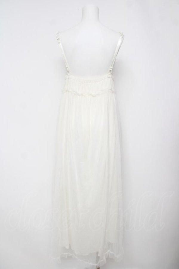 画像2: Ank Rouge / チュール重ねルームウェアワンピース  生成り Y-26-04-11-065-CA-OP-SZ-ZY (2)