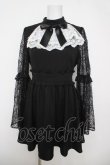 画像1: Jamie エーエヌケー / レースデザインワンピース  黒 Y-26-04-11-069-LO-OP-SZ-ZY (1)