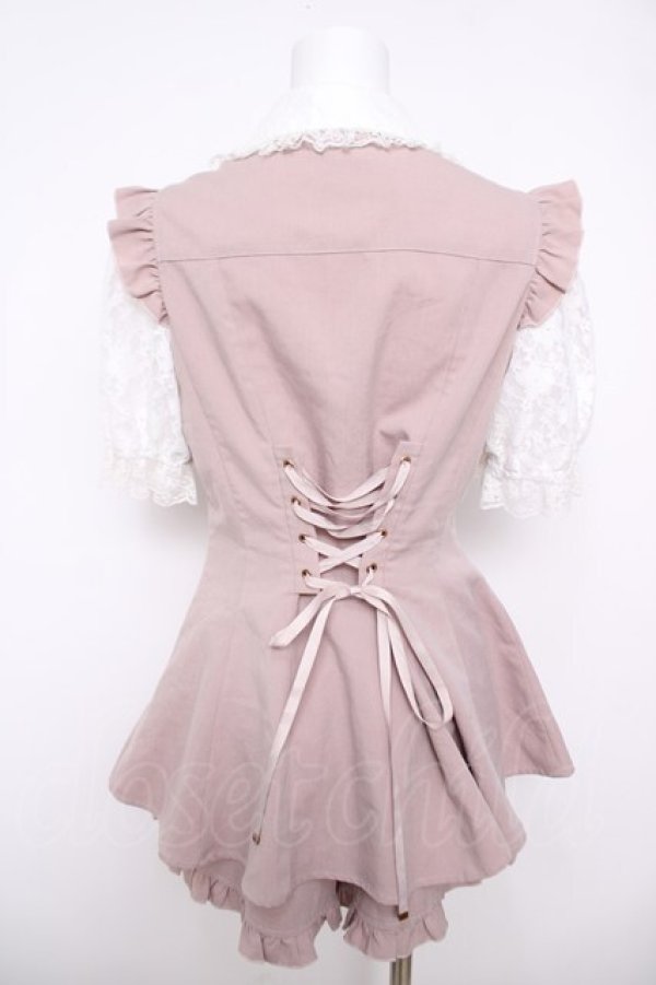 画像2: Secret Honey / レース襟セットアップ  ピンク Y-26-04-11-075-CA-OP-SZ-ZY (2)