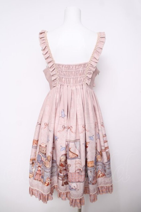 画像2: Sweety / アニーの朝食ジャンパースカート M ピンク Y-26-04-11-080-LO-OP-SZ-ZY (2)