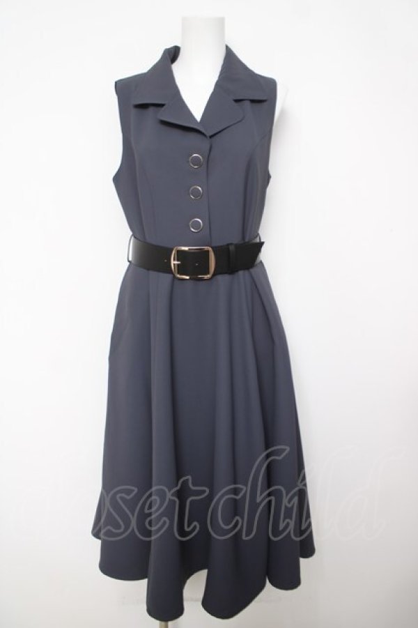 画像1: an another angelus / ベルト付き開衿ジレワンピース F グレー Y-26-04-11-082-CA-OP-SZ-ZY (1)