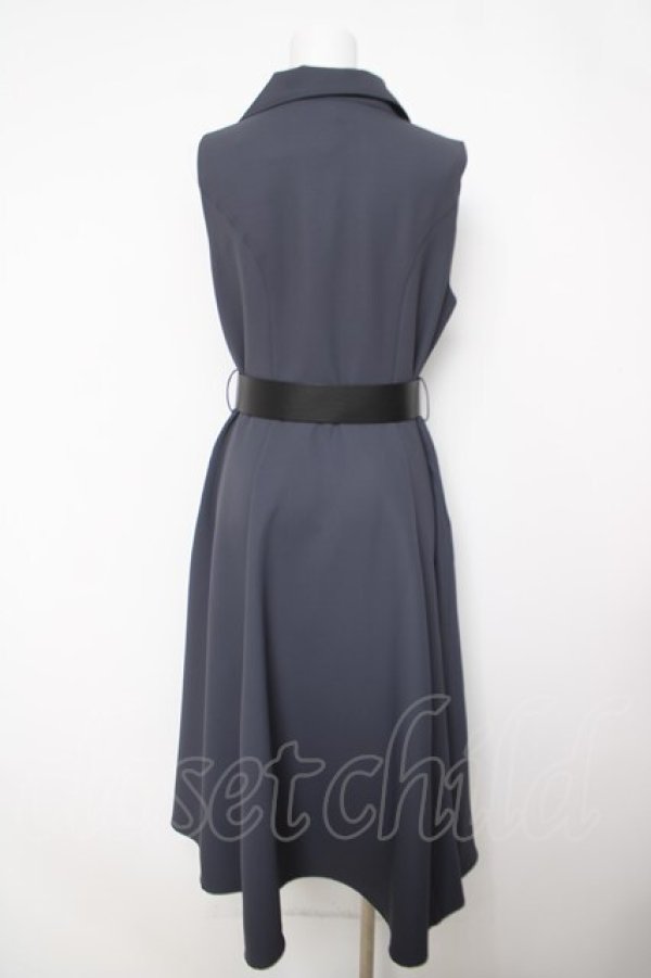 画像2: an another angelus / ベルト付き開衿ジレワンピース F グレー Y-26-04-11-082-CA-OP-SZ-ZY (2)