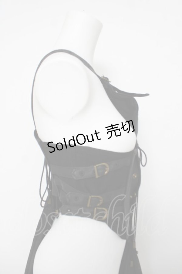 画像3: Ozz Croce / フリル付きビスチェ  黒 Y-26-04-11-089-OO-OP-AS-ZY (3)