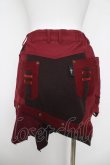 画像2: Ozz Croce / 編み上げデザインスカート  ワイン Y-26-04-11-090-OO-SK-AS-ZY (2)