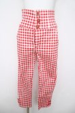 画像1: LIZ LISA / チェックパンツ  赤 Y-26-04-11-092-LO-PA-SZ-ZY (1)