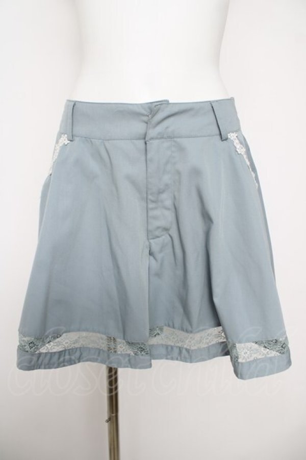 画像1: axes femme / レース配色キュロット  サックス Y-26-04-11-094-AX-PA-SZ-ZY (1)