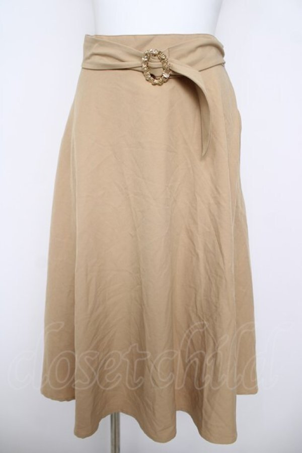 画像1: an another angelus / フラワーサークルバックルフレアースカート  イエロー Y-26-04-11-100-CA-SK-SZ-ZY (1)