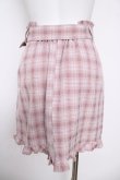 画像2: Ank Rouge / ベルト付きチェックスカート  ピンク Y-26-04-11-103-CA-SK-SZ-ZY (2)
