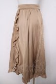 画像3: E hyphen world gallery / フリルスカート  ベージュ Y-26-04-11-107-LO-SK-SZ-ZY (3)