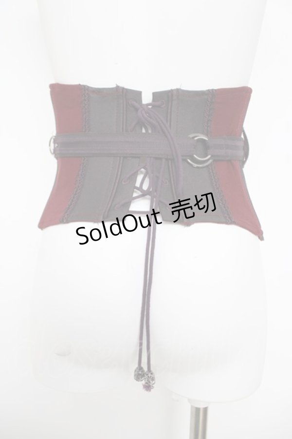 画像2: Ozz oneste / タッセル付きコルセット  エンジ Y-26-04-11-114-OO-TO-SZ-ZY (2)