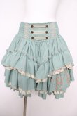 画像1: Ozz oneste / 枝垂れ桜刺繍ボリュームスカート  グリーン Y-26-04-11-117-OO-SK-SZ-ZY (1)