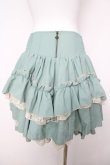 画像2: Ozz oneste / 枝垂れ桜刺繍ボリュームスカート  グリーン Y-26-04-11-117-OO-SK-SZ-ZY (2)