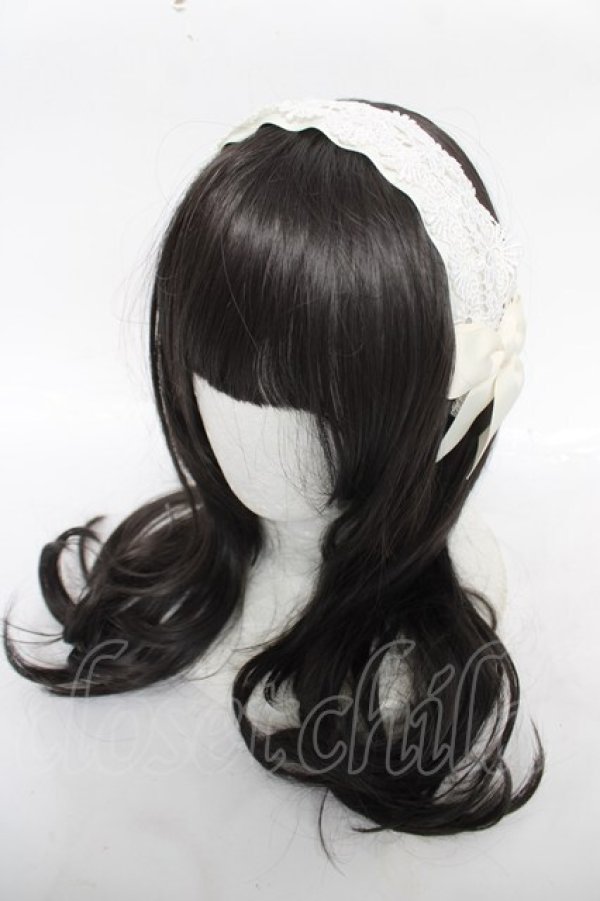 画像1: m petit by misako / TT*AMレースカチューシャ  生成り Y-26-04-11-014-LO-AC-SZ-ZY (1)