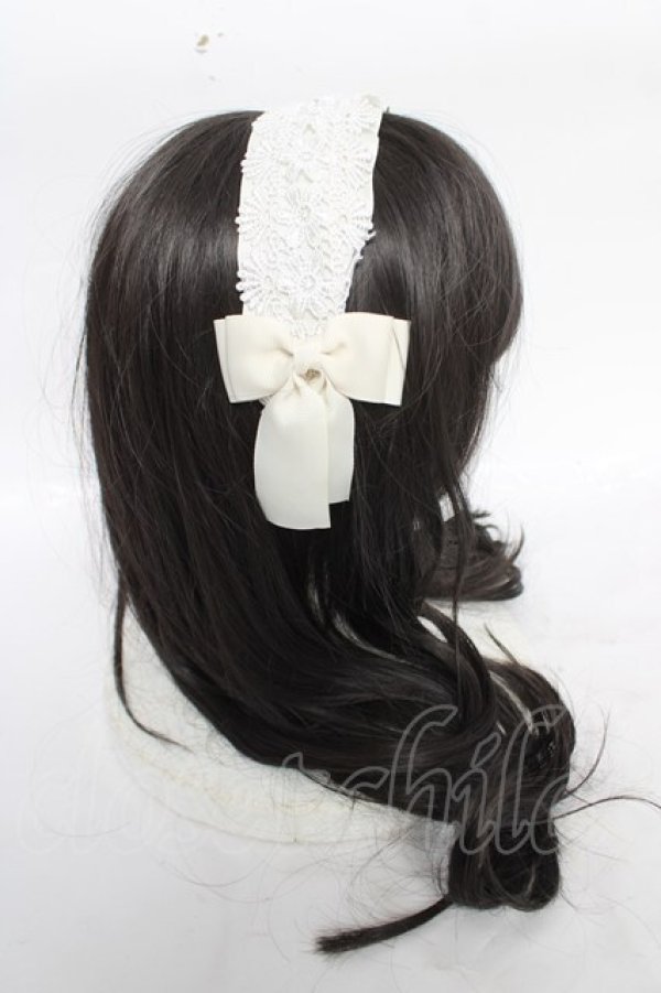 画像3: m petit by misako / TT*AMレースカチューシャ  生成り Y-26-04-11-014-LO-AC-SZ-ZY (3)