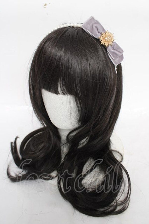 画像1: axes femme / スノービジューカチューシャ  白 Y-26-04-11-015-AX-AC-SZ-ZY (1)