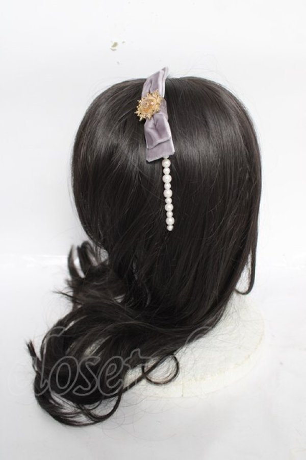 画像2: axes femme / スノービジューカチューシャ  白 Y-26-04-11-015-AX-AC-SZ-ZY (2)