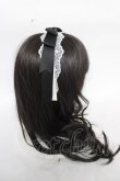 画像3: axes femme kawaii / レースリボンカチューシャ  黒 Y-26-04-11-016-AX-AC-SZ-ZY (3)