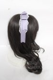 画像3: axes femme kawaii / レースリボンカチューシャ  ラベンダー Y-26-04-11-017-AX-AC-SZ-ZY (3)