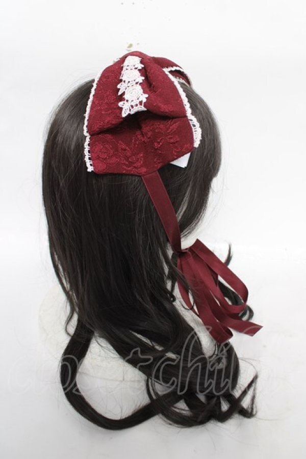 画像3: axes femme kawaii / レディローズヘッドドレス  ワイン Y-26-04-11-020-AX-AC-SZ-ZY (3)