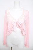画像1: BABY, THE STARS SHINE BRIGHT / ローズレース姫袖ボレロ  ピンク Y-26-04-11-024-BA-TO-0-ZY (1)