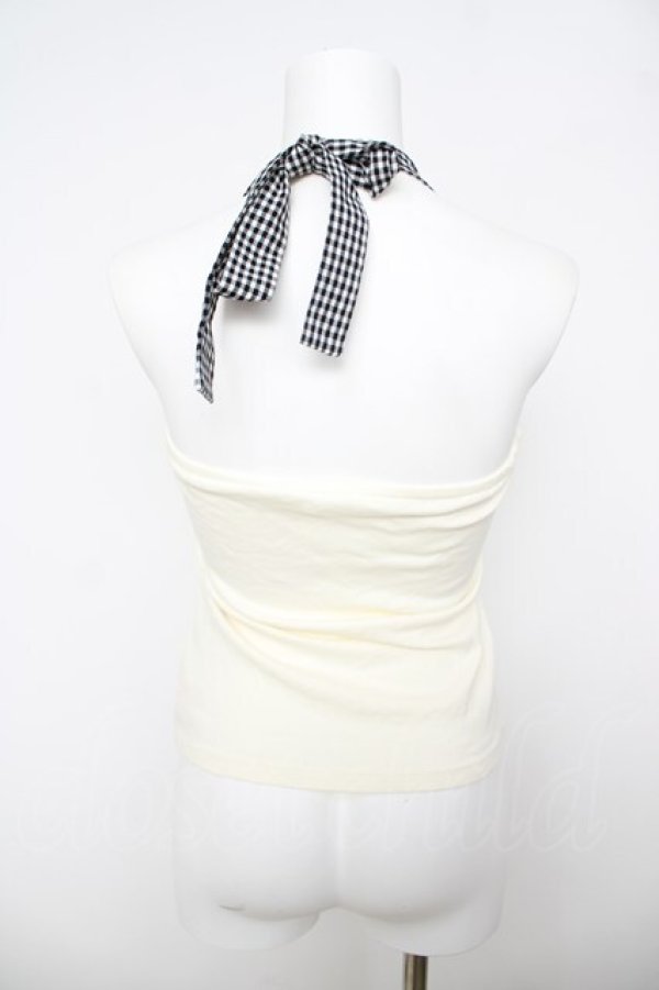 画像2: Fi.n.t / ホルターキャミ  生成り Y-26-04-11-025-CA-TO-SZ-ZY (2)