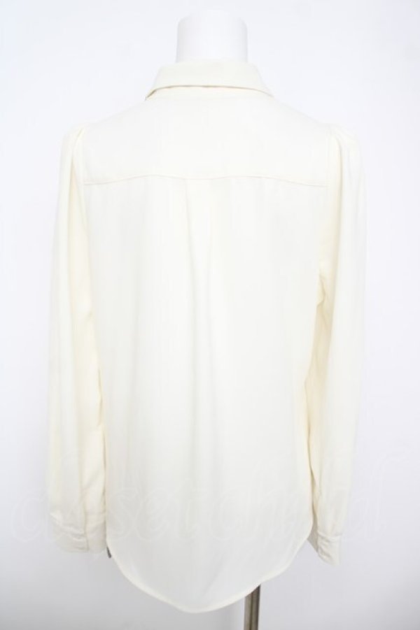 画像2: an another angelus / ローズカメオブローチきブラウス   Y-26-04-11-032-CA-BL-SZ-ZY (2)