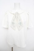 画像1: an another angelus / アイビーローズスカーフタイ付きブラウス F ホワイト Y-26-04-11-034-CA-BL-SZ-ZY (1)