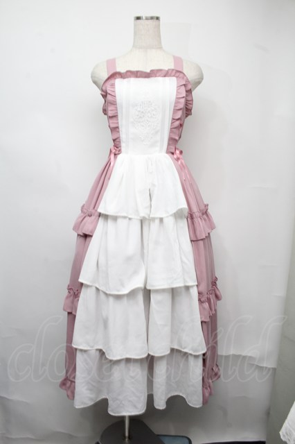 axes femme kawaii / アンティークドールジャンスカ M ピンク S