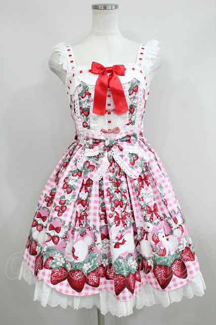 Angelic Pretty / Ribbon Berry Bunny ジャンパースカート