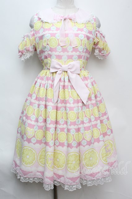 くすみ水色 Angelic Pretty レモネードフロートワンピース - 通販 くすみ水色 Angelic Pretty レモネードフロートワンピース - 通販