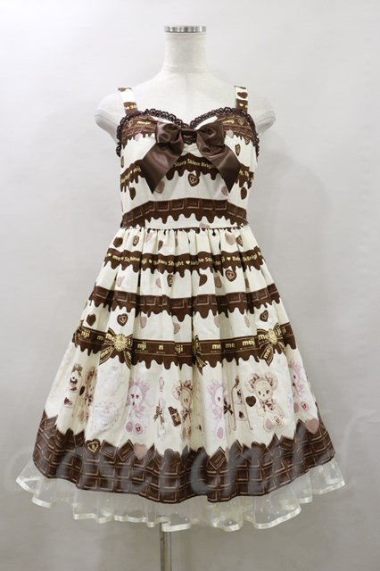 国内発送】 BABY Meiji ミルクチョコレート くみゃ チュールJSK 明治