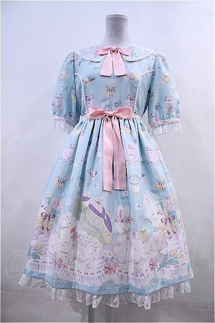 Angelic Pretty うさぎのPicnic Party ピンク