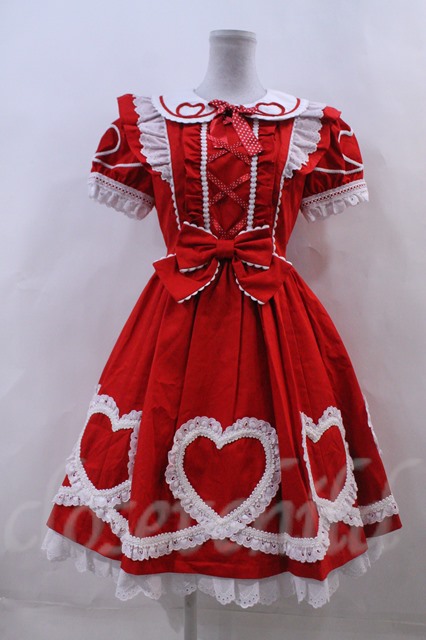 Angelic Pretty / ハートフルワンピース I-22-09-10-038i-1-OP-AP-L-HD