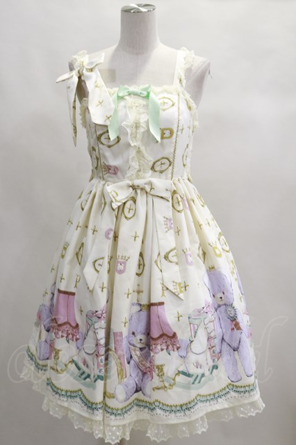 Angelic Pretty Charlotte's Bear OP アイボリー