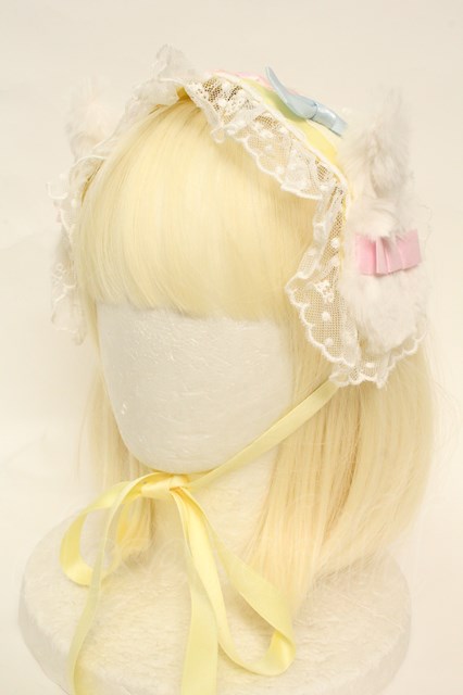 Angelic Pretty / Fluffy Puff Bunnyヘッドドレス S-23-03-10-022s-1