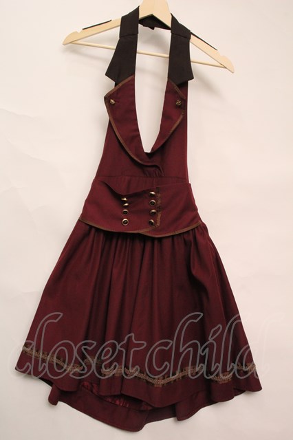 Amavel ホルターネックベストデザインジャンパースカート S-23-03-29-016s-1-OP-CA-L-AS-ZS closet  child オンラインショップ