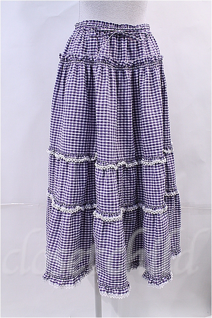 PINK HOUSE / ドビーギンガムスカート I-24-03-18-056-1-SK-LO-L-HD-ZS  