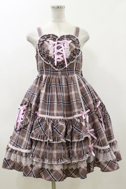 Angelic Pretty / トリプルハートジャンパースカート H-23-08-22-061h