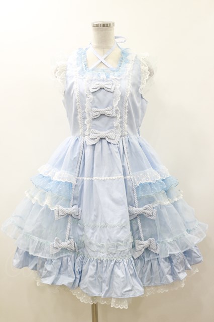 Angelic Pretty / Candyストライプリボンワンピース H-23-09-11-102h-1 