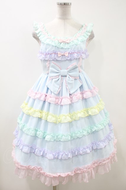 Angelic Pretty / しゃぼん玉ジャンパースカート H-23-10-04-1013-NS-ZH